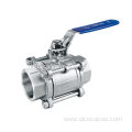 Investment Casting Thread End 3PC Ball Valve